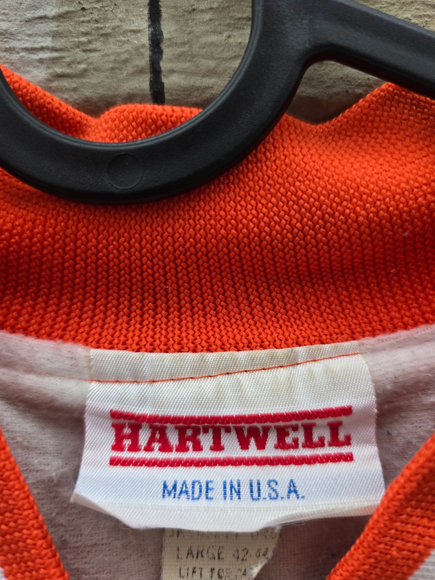 Bomber vintage arancio made in usa