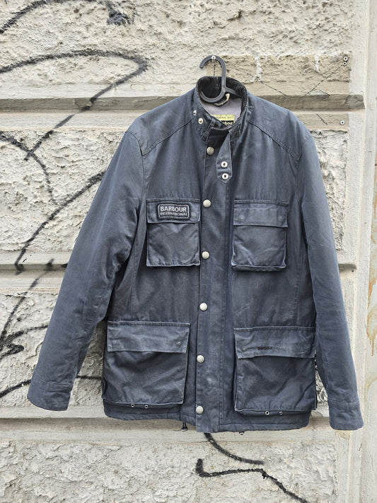 Barbour vintage blu Steve Mc Queen