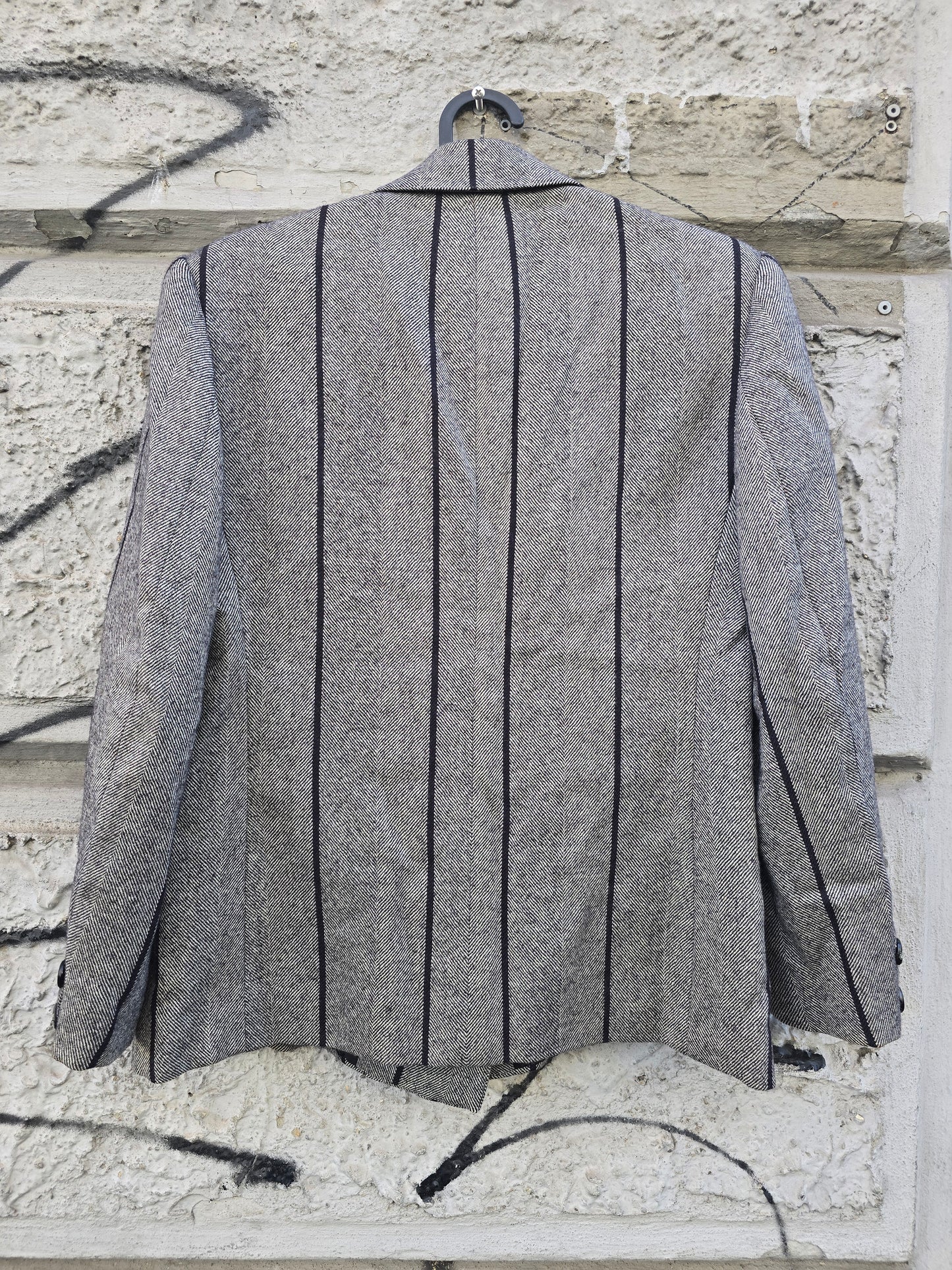 Blazer donna vintage in pura lana