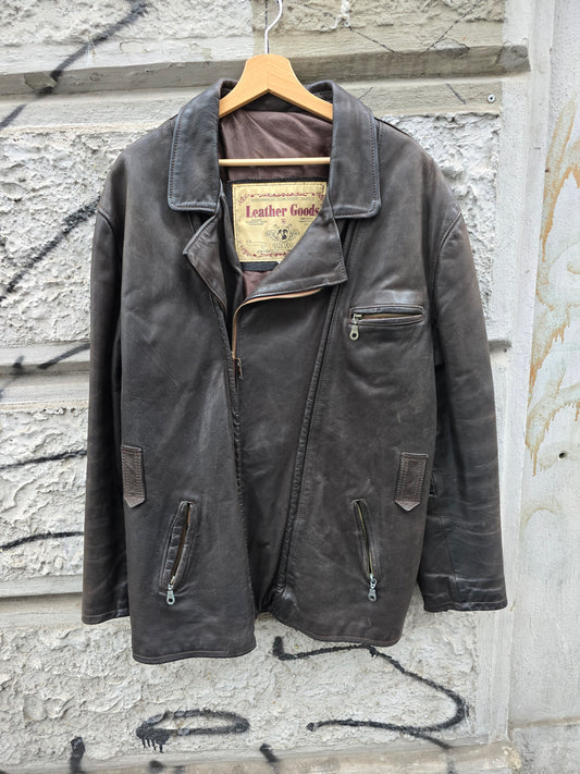 Giacca vintage in vera pelle Leather Good
