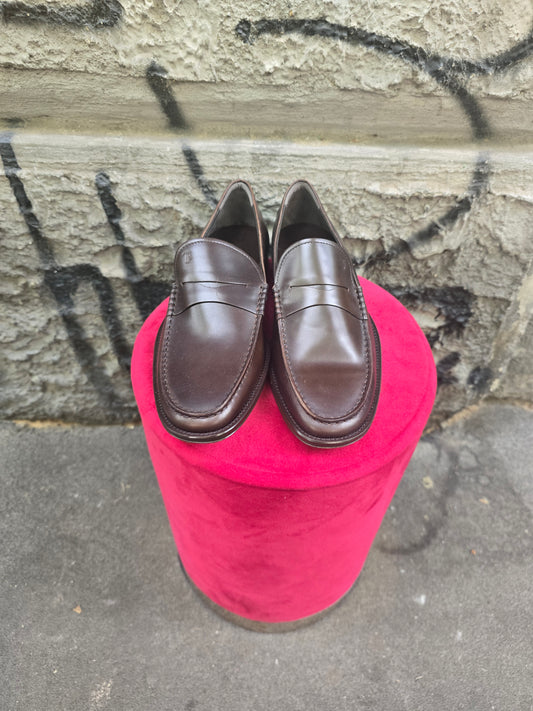 Mocassino vintage Tod's taglia 41 testa di moro mai indossato