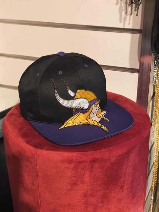 Cappello vintage da baseball Vikings ricamato regolabile