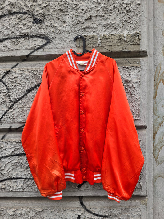 Bomber vintage arancio made in usa