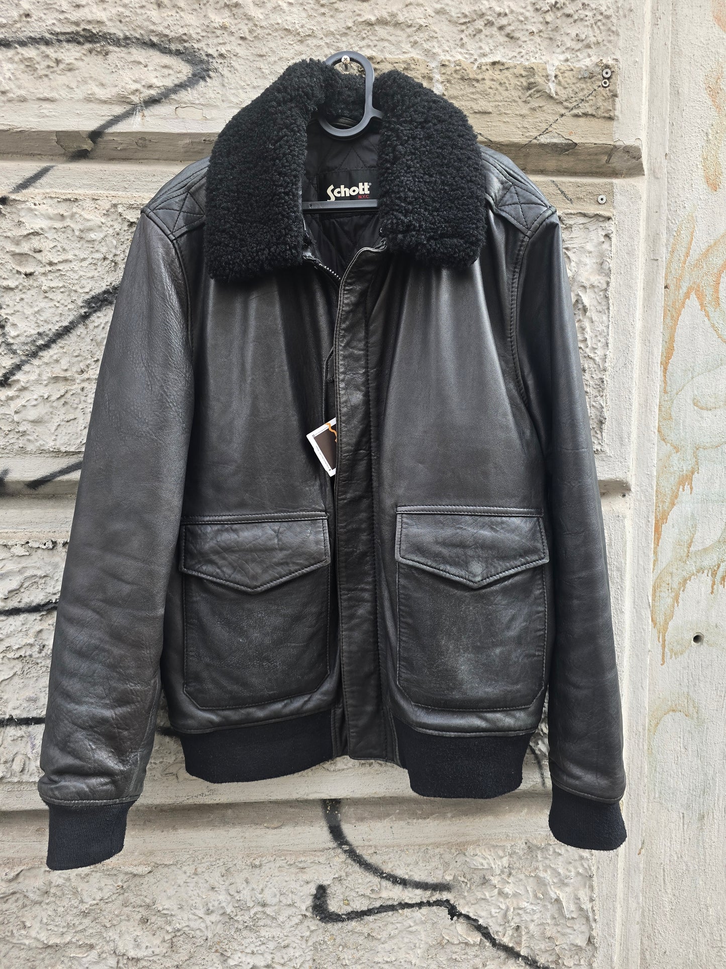 Giacca in pelle Schott vintage