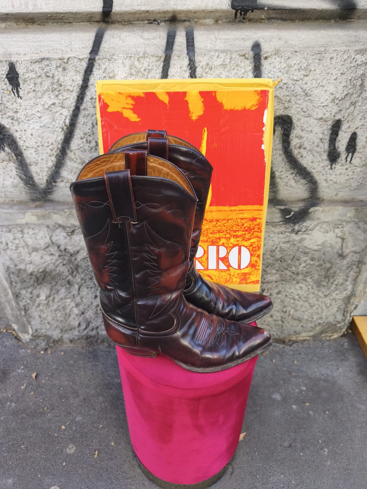 Stivale vintage texano El Charro