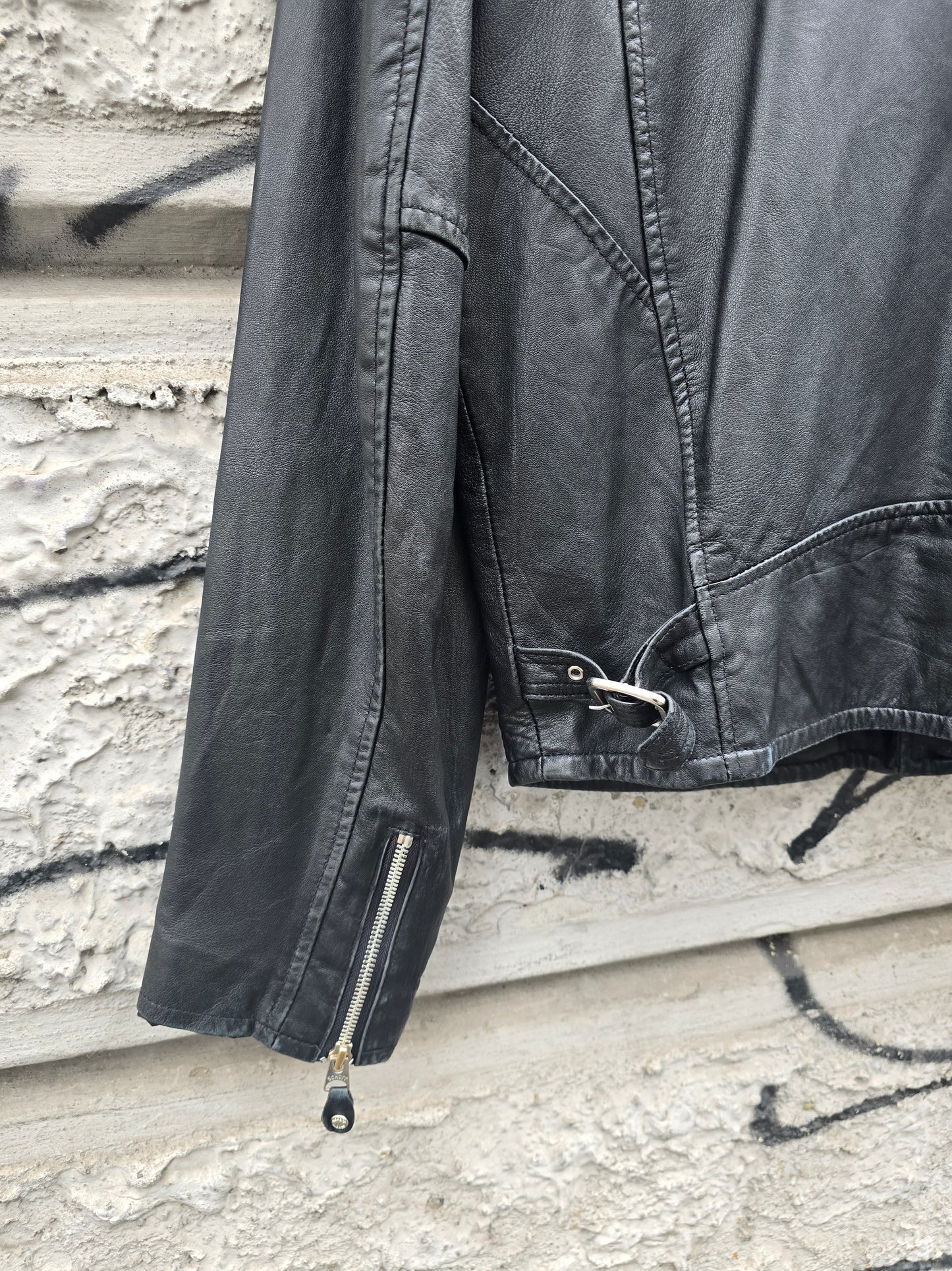 Chiodo vintage Schott in vera pelle