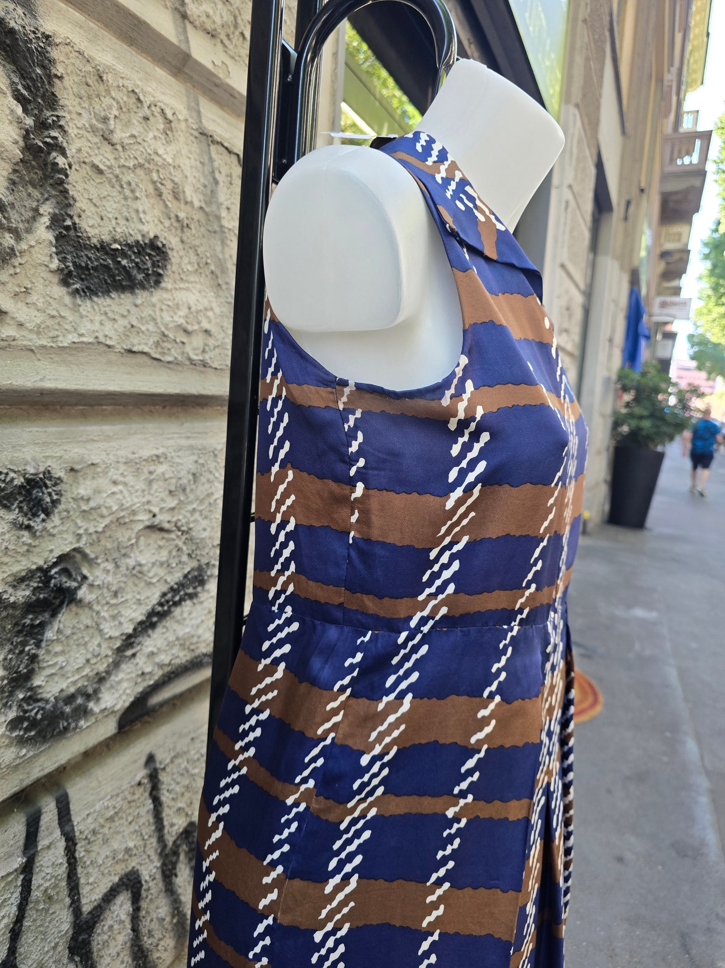 Abito in seta sartoriale anni 60