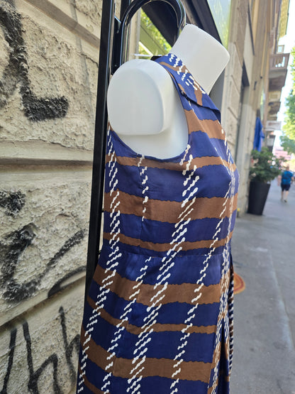 Abito in seta sartoriale anni 60