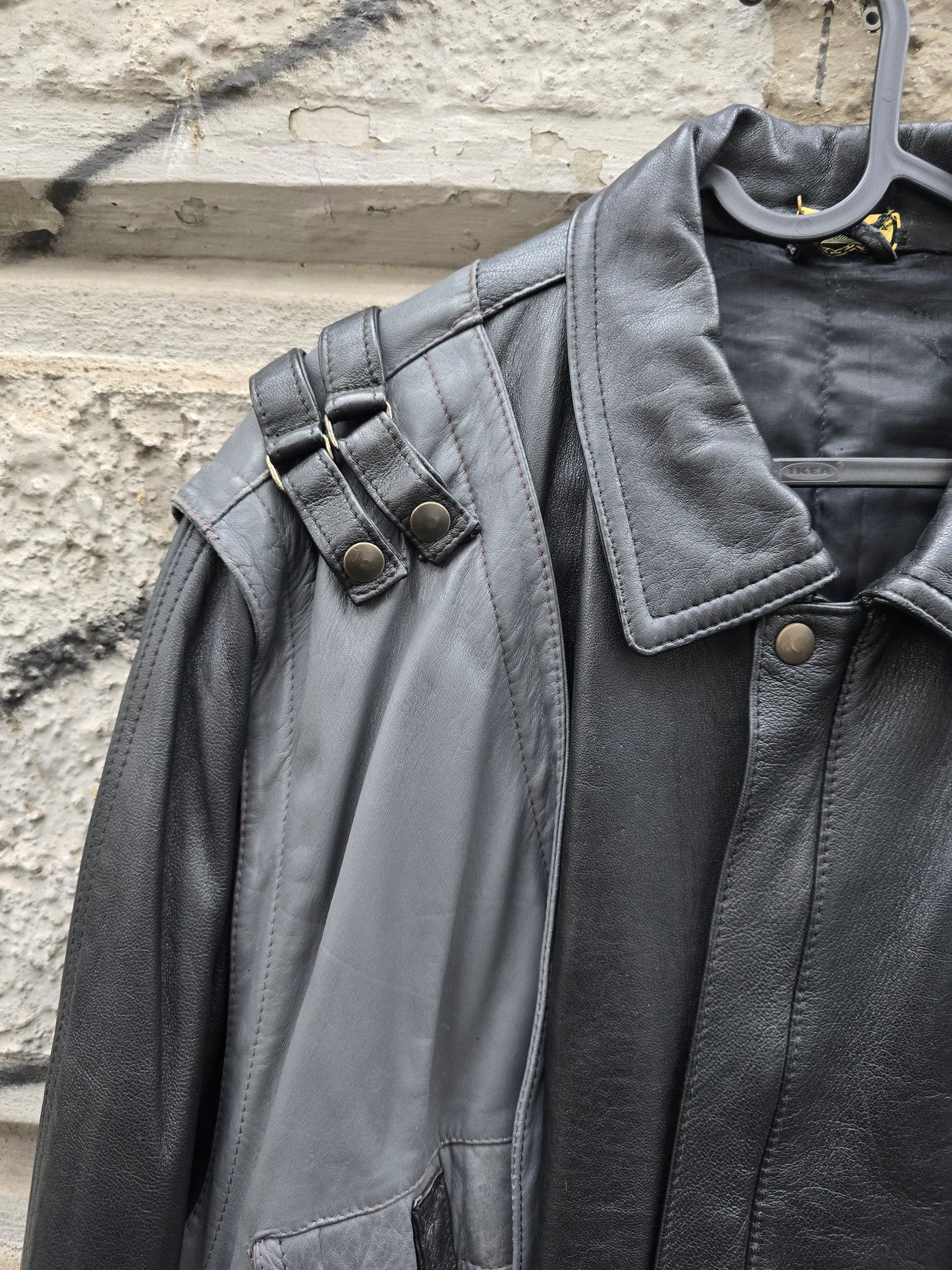 Bomber vintage in vera pelle