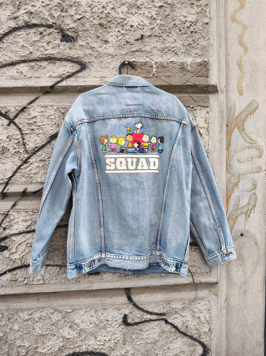 Giacca di Jeans Levi's  serie Snoopy,  Peanuts.