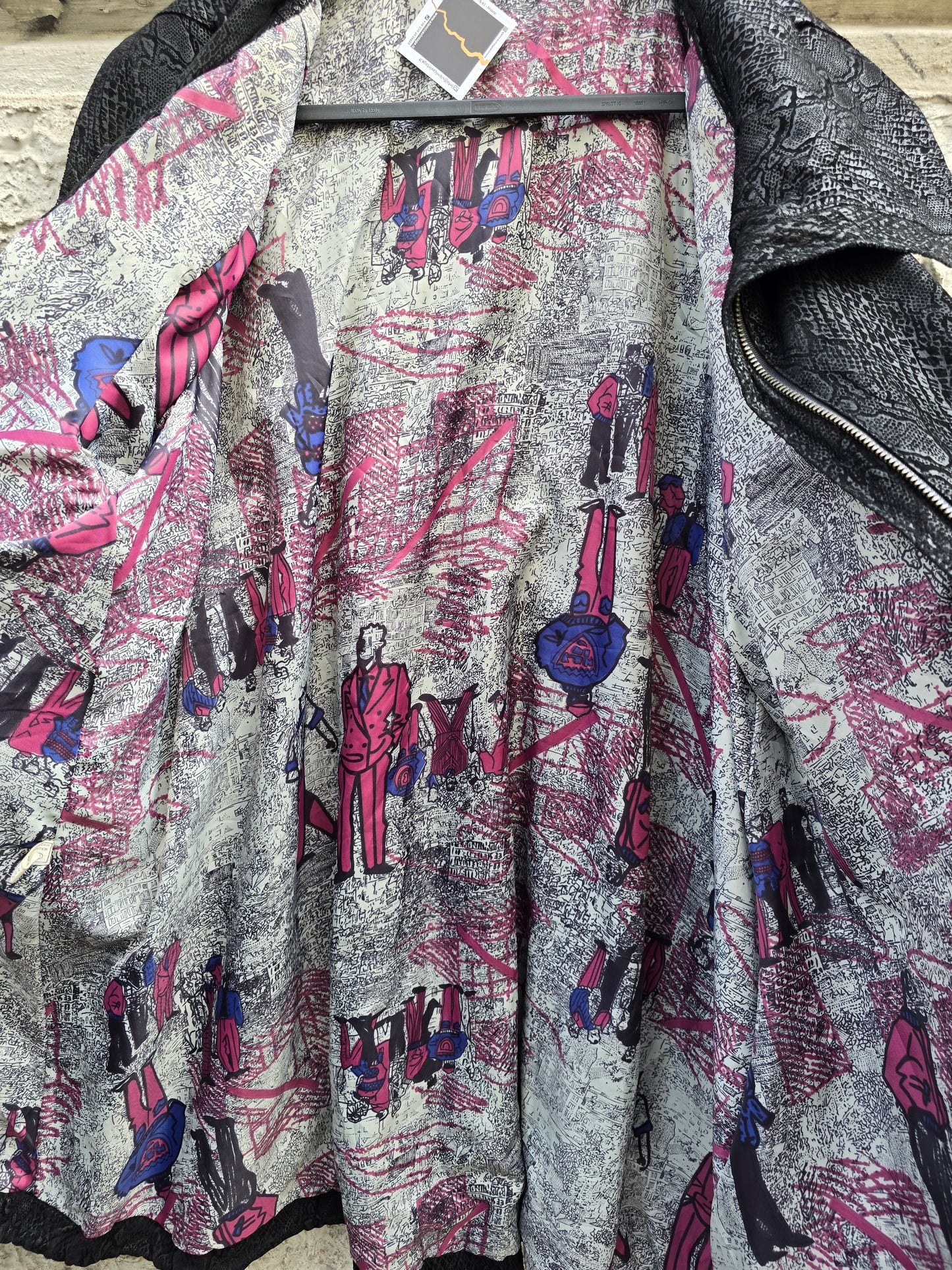 Giacca in pelle vintage made in Paris