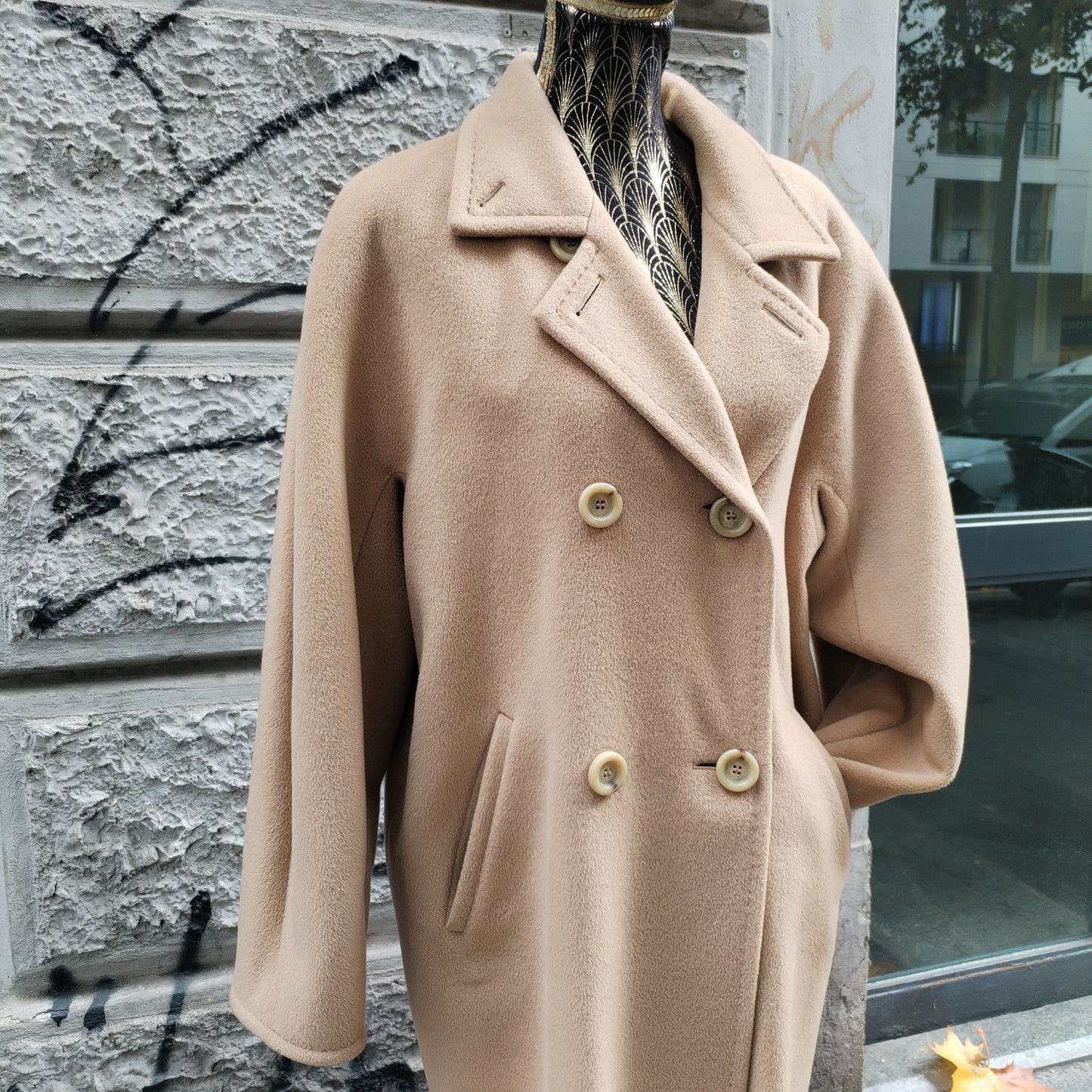Cappotto donna vintage cammello Max Mara