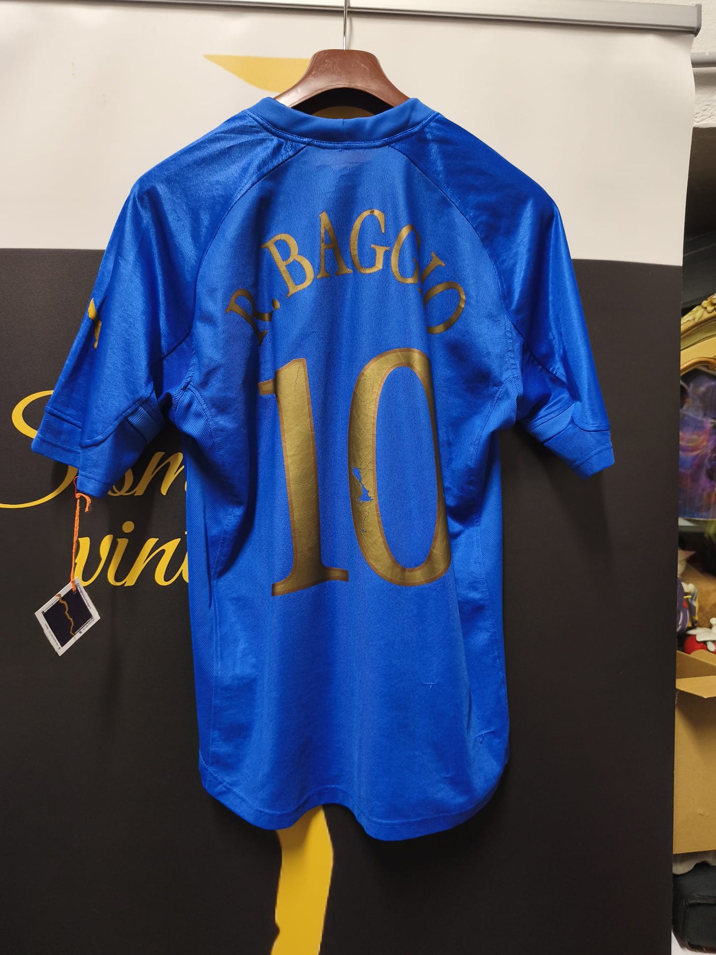 Maglia calcio vintage nazionale italiana Roberto Baggio 2004