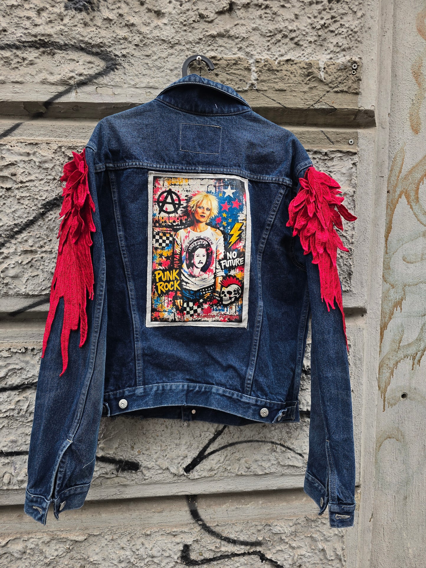 Giacca in denim custom Vivienne