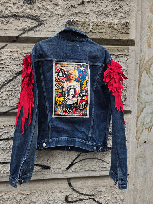 Giacca in denim custom Vivienne