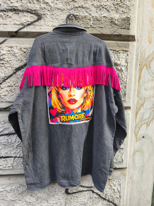 Camicia in denim vintage custom Raffaella