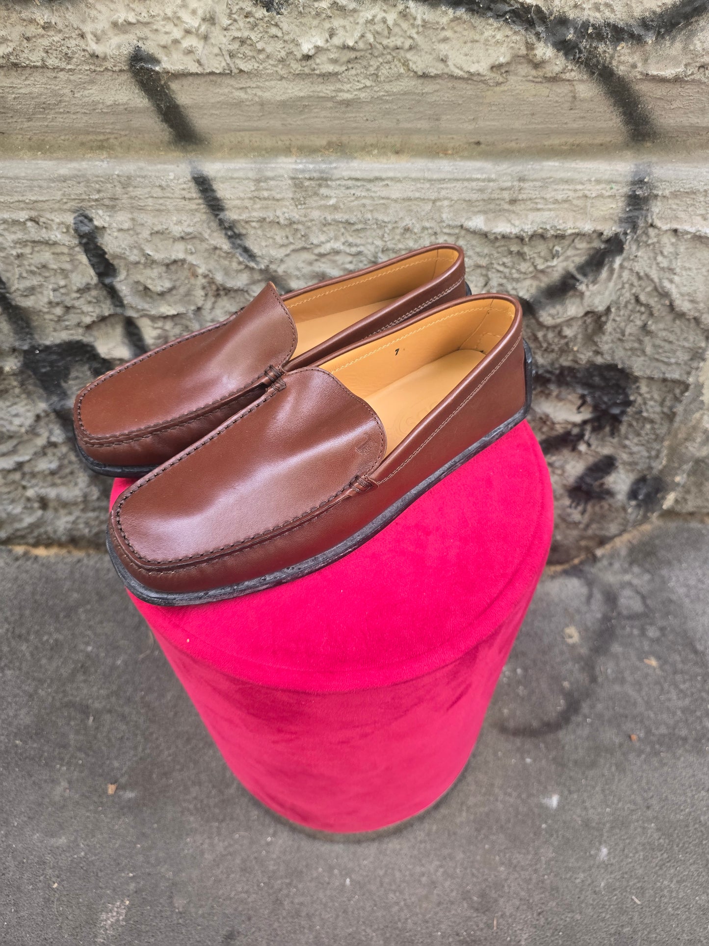Mocassino vintage Tod's taglia 41 marrone mai indossato