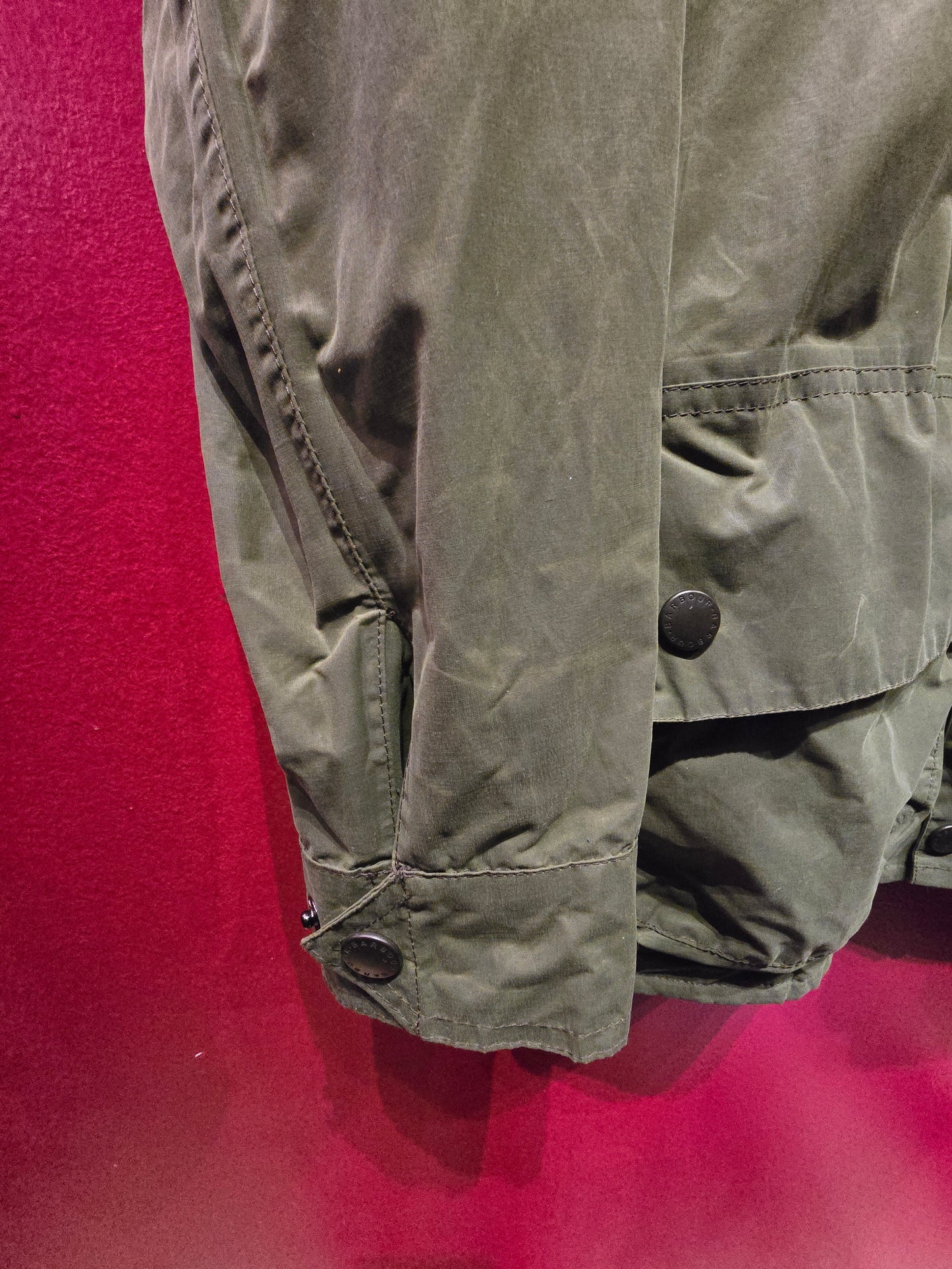 Giacca Barbour vintage Cracked Wash