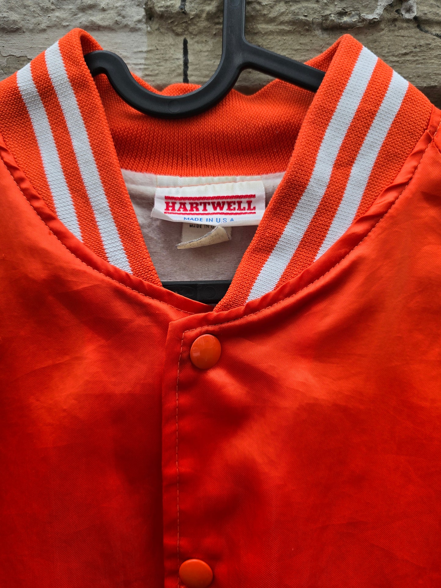 Bomber vintage arancio made in usa