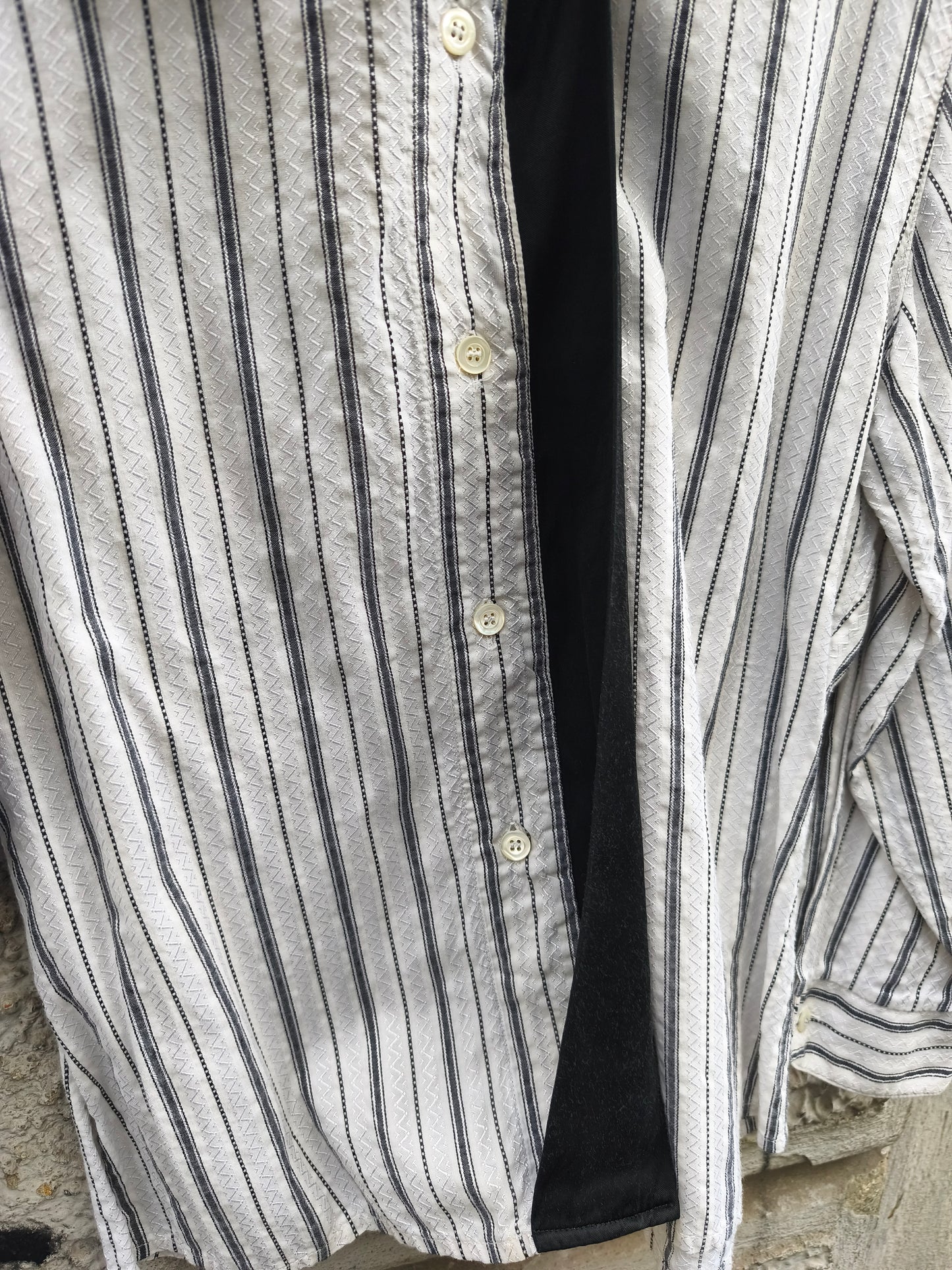 Camicia  vintage anni 80 Byblos a righe cotone