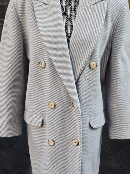 Cappotto donna vintage in lana di alpaca