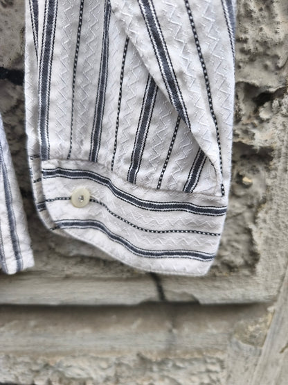 Camicia  vintage anni 80 Byblos a righe cotone