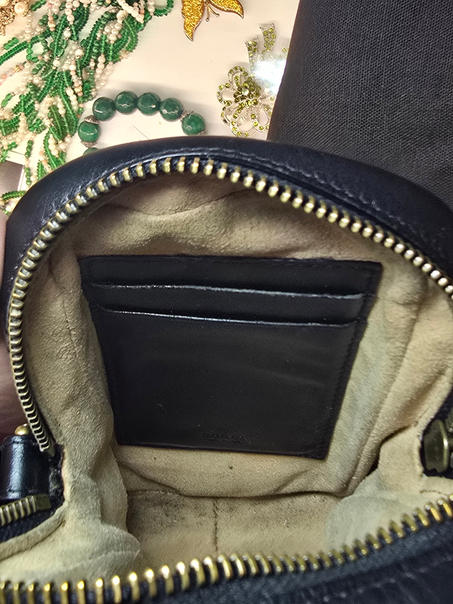 Borsa Gucci vintage Marmont mini nera in pelle