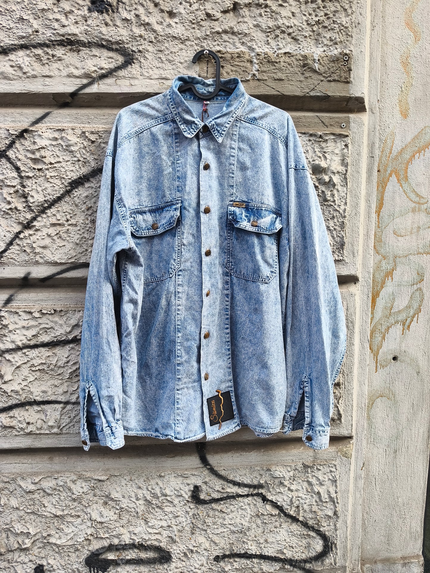 Camicia in denim vintage custom Raffaella