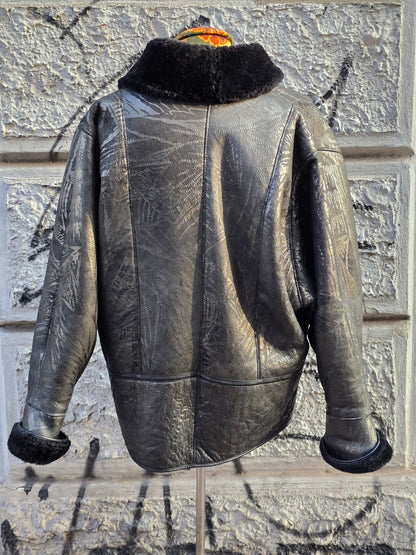 Montone vintage shearling donna anni 80