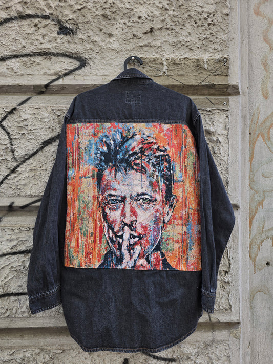 Camicia in denim vintage custom Bowie
