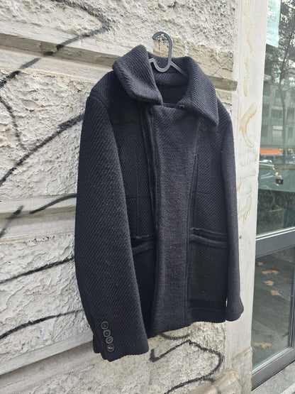 Cappotto vintage nero YSL