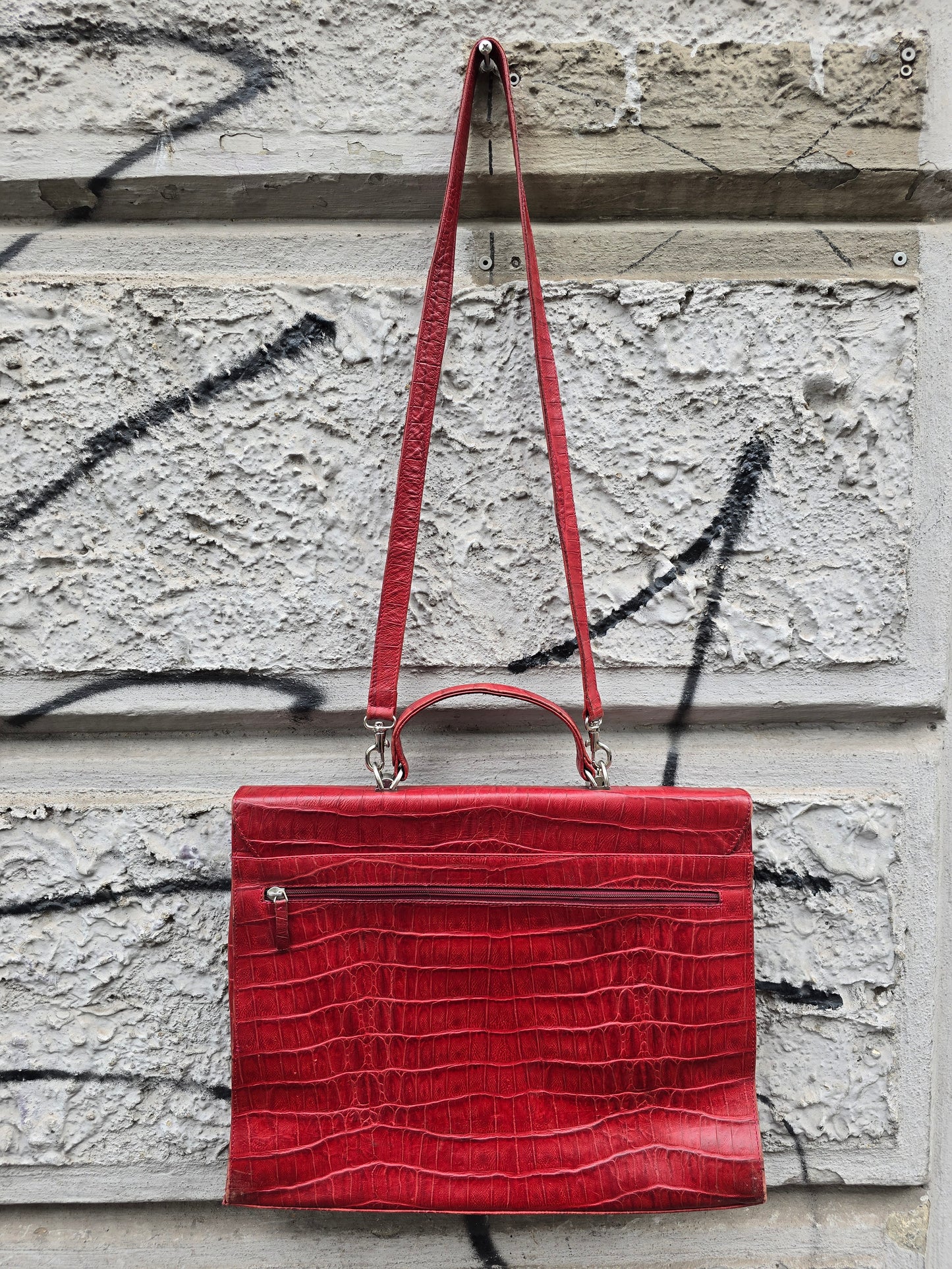 Borsa vintage in cuoio Zanellato per Mercedes