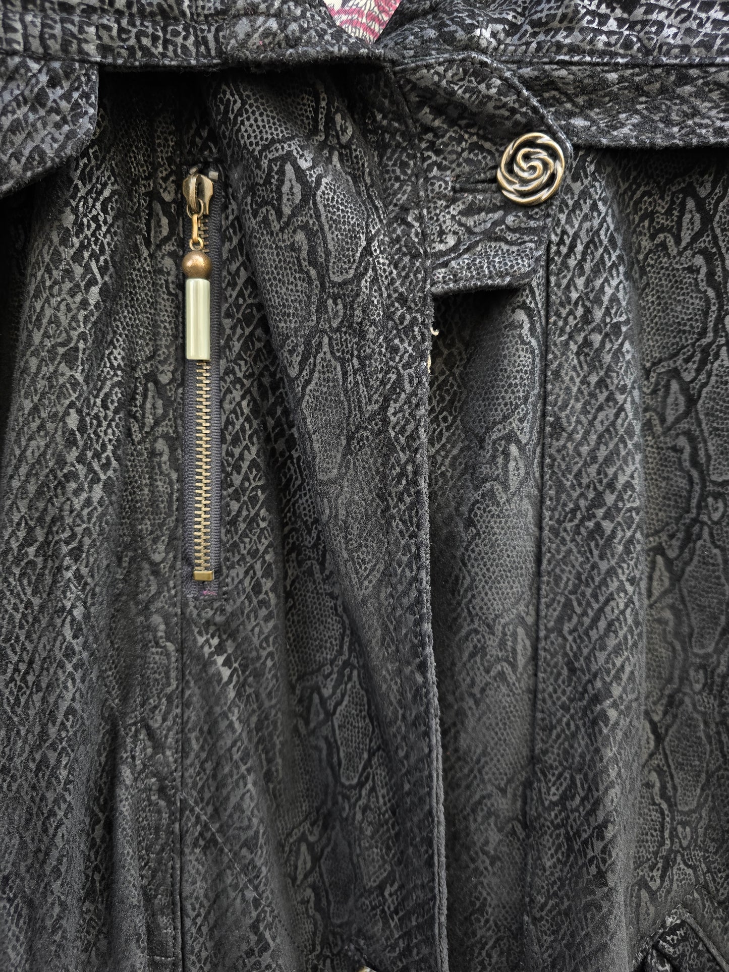 Giacca in pelle vintage made in Paris