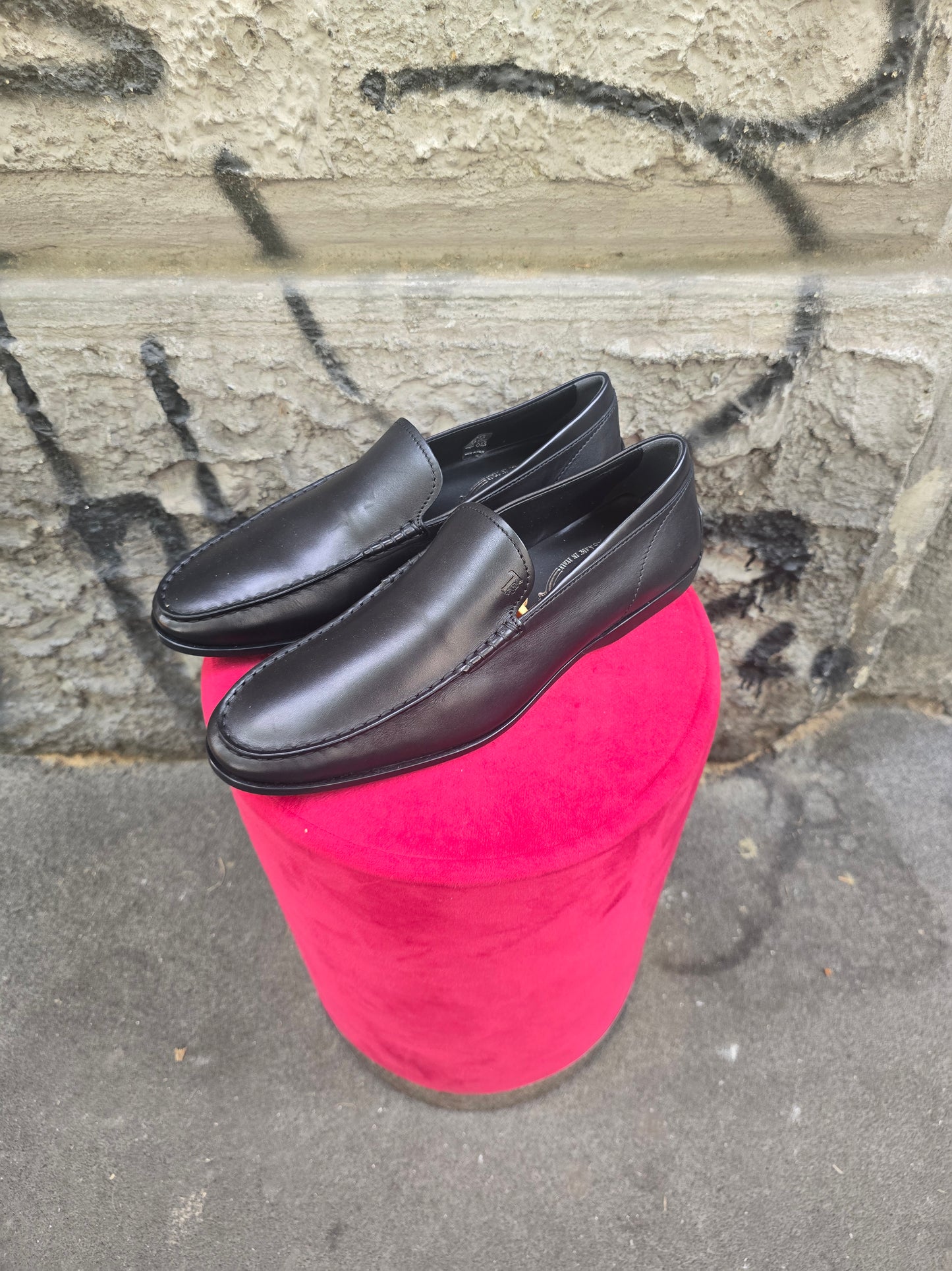 Mocassino vintage Tod's taglia 41  nero mai indossato