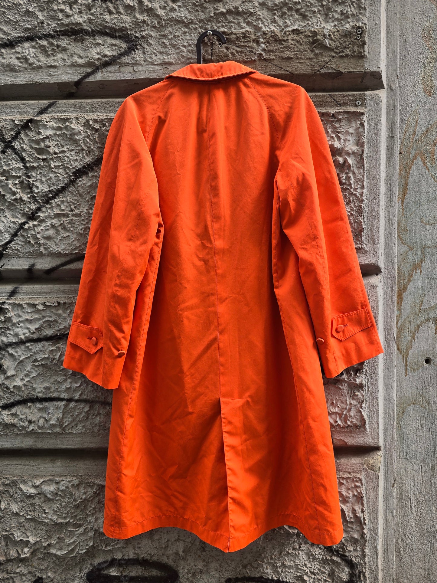Trench vintage arancio