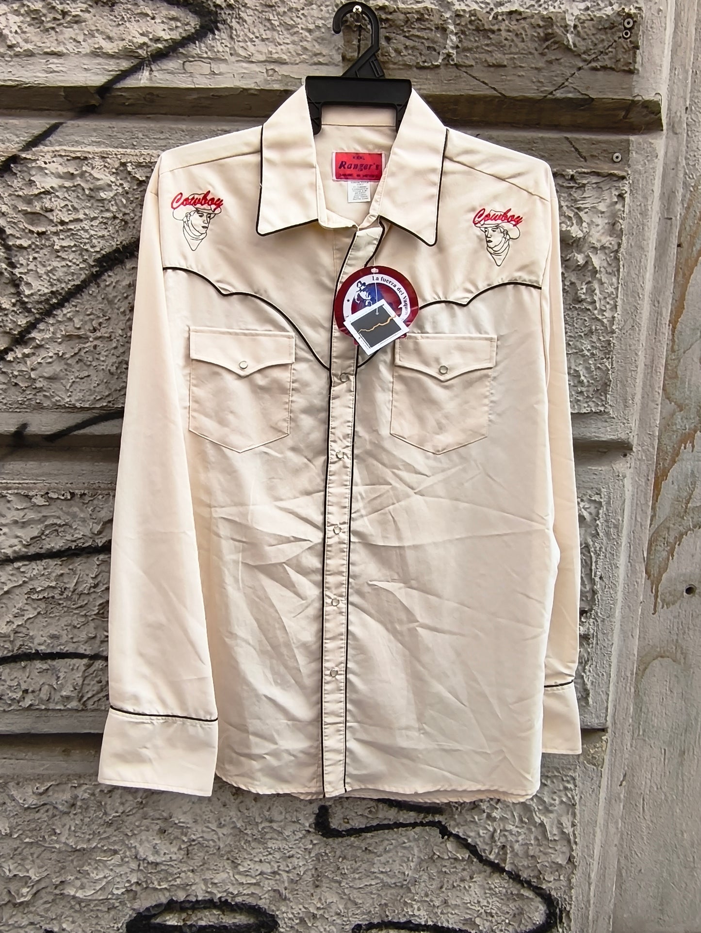 Camicia manica lunga vintage cowboy Ranger's