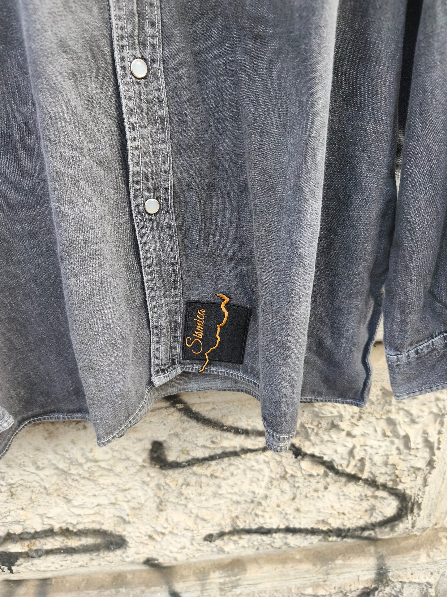 Camicia in denim vintage custom Raffaella