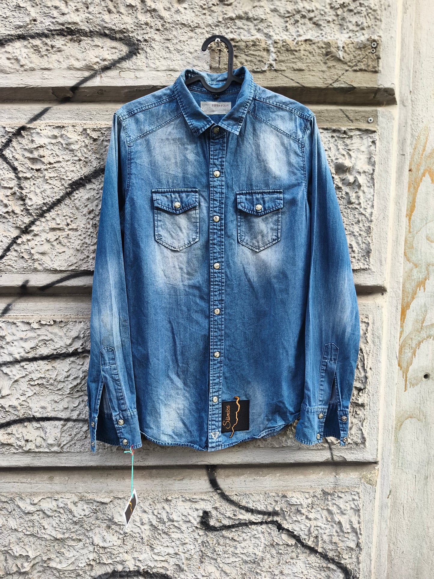 Camicia in denim vintage custom Raffaella