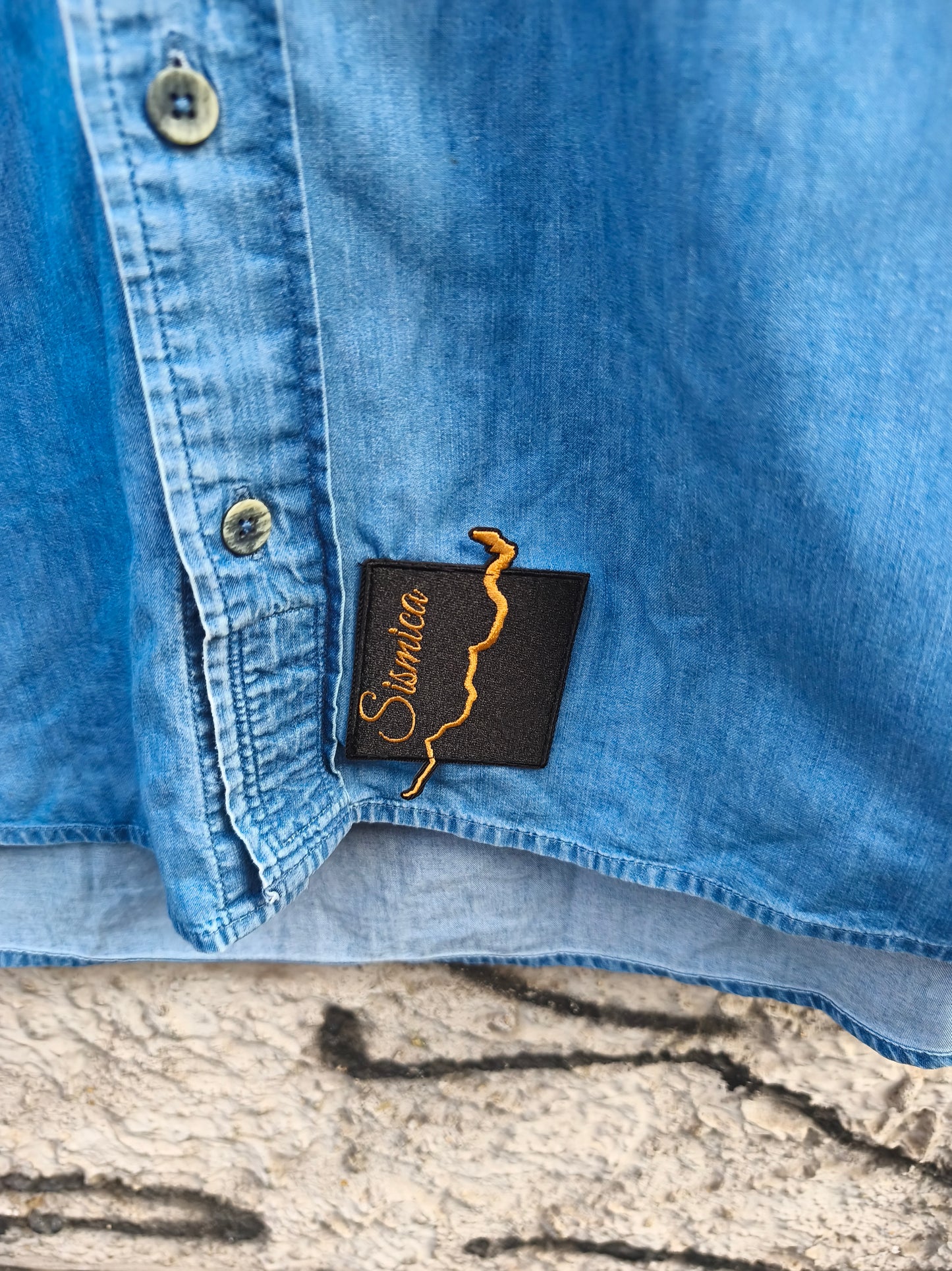 Camicia in denim vintage custom Raffaella