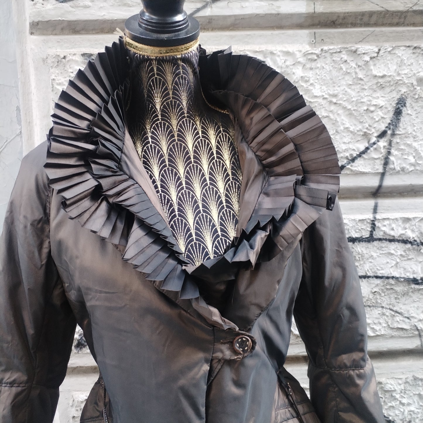 Piumino donna lungo marrone Ermanno Scervino