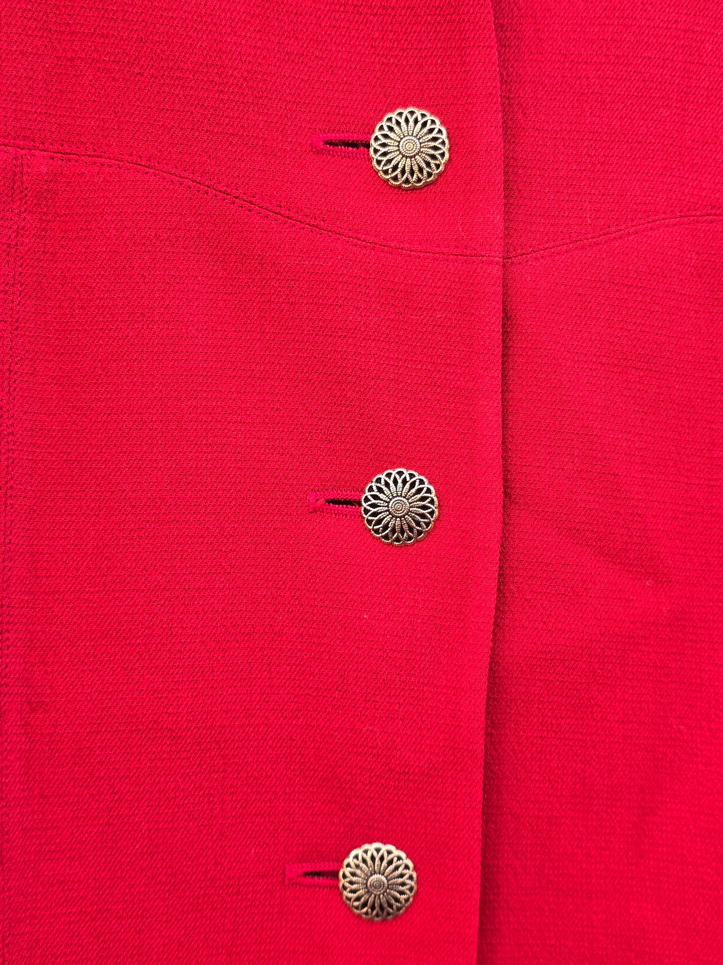 Blazer donna vintage rosso