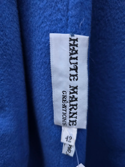 Cappotto vintage donna indaco