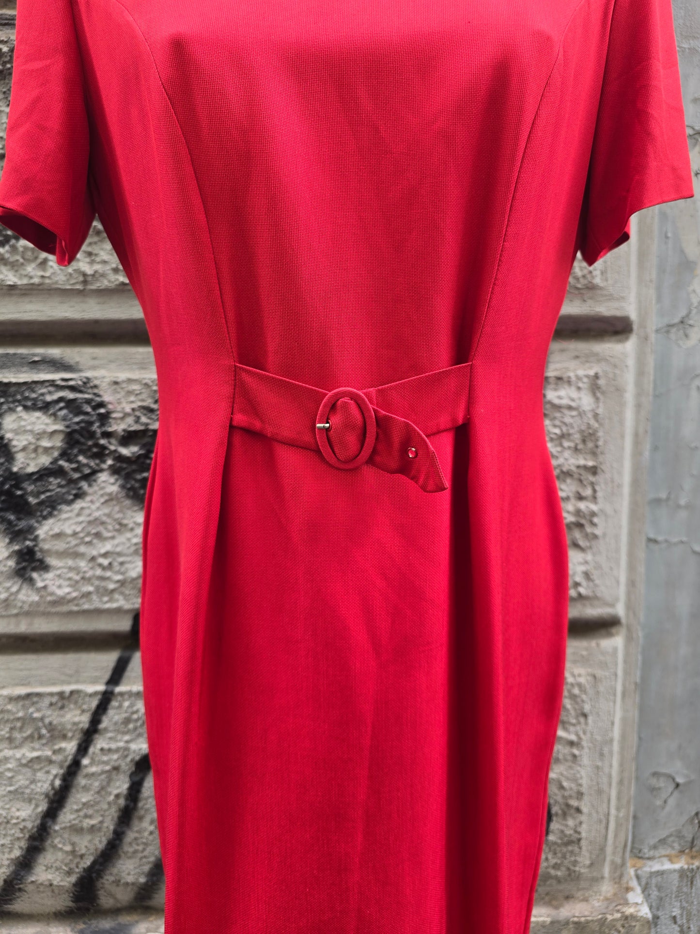 Abito vintage rosso parigino
