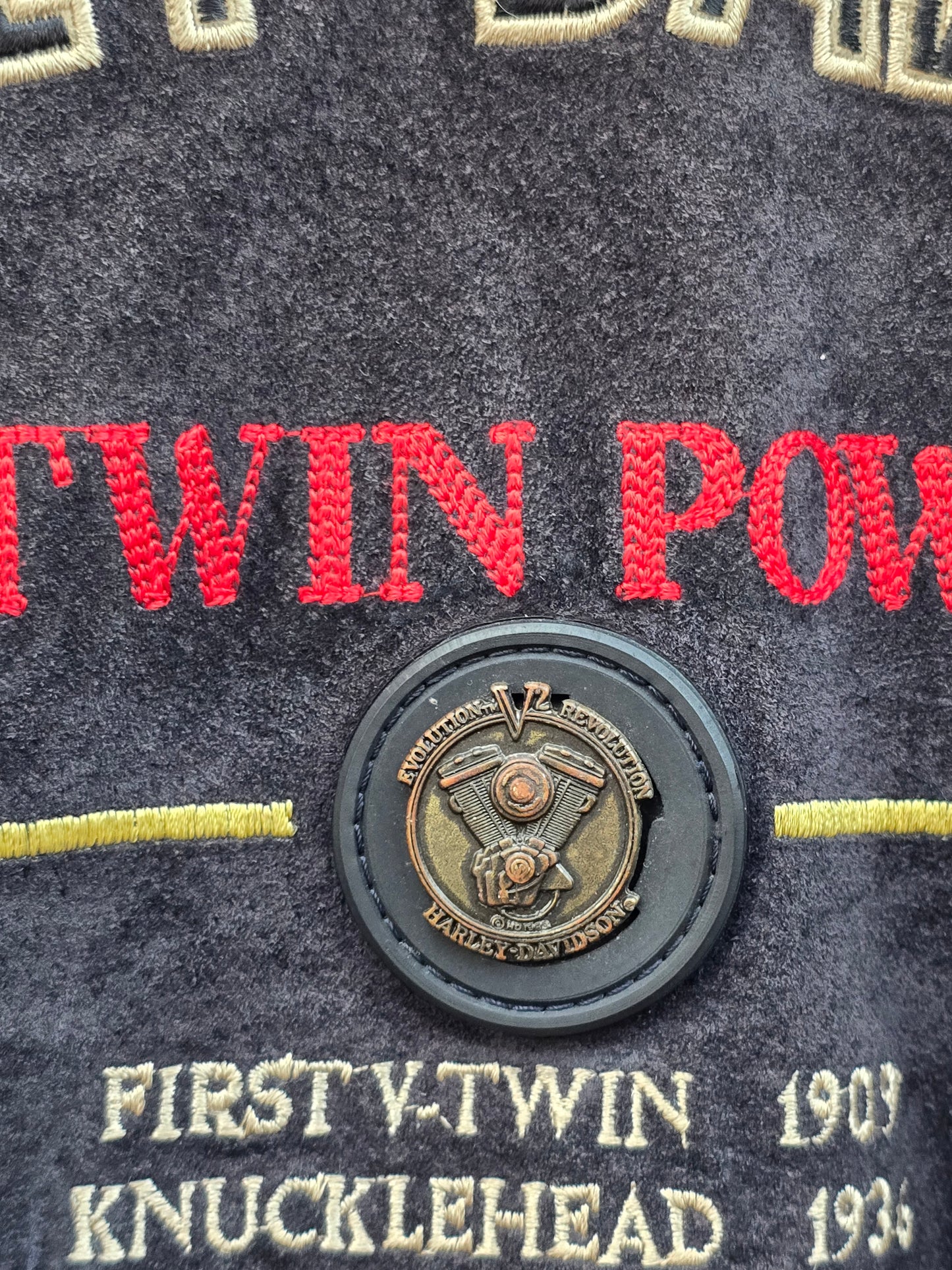 Bomber jacket vintage Harley Davidson in vera pelle