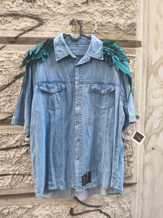 Camicia jeans vintage custom