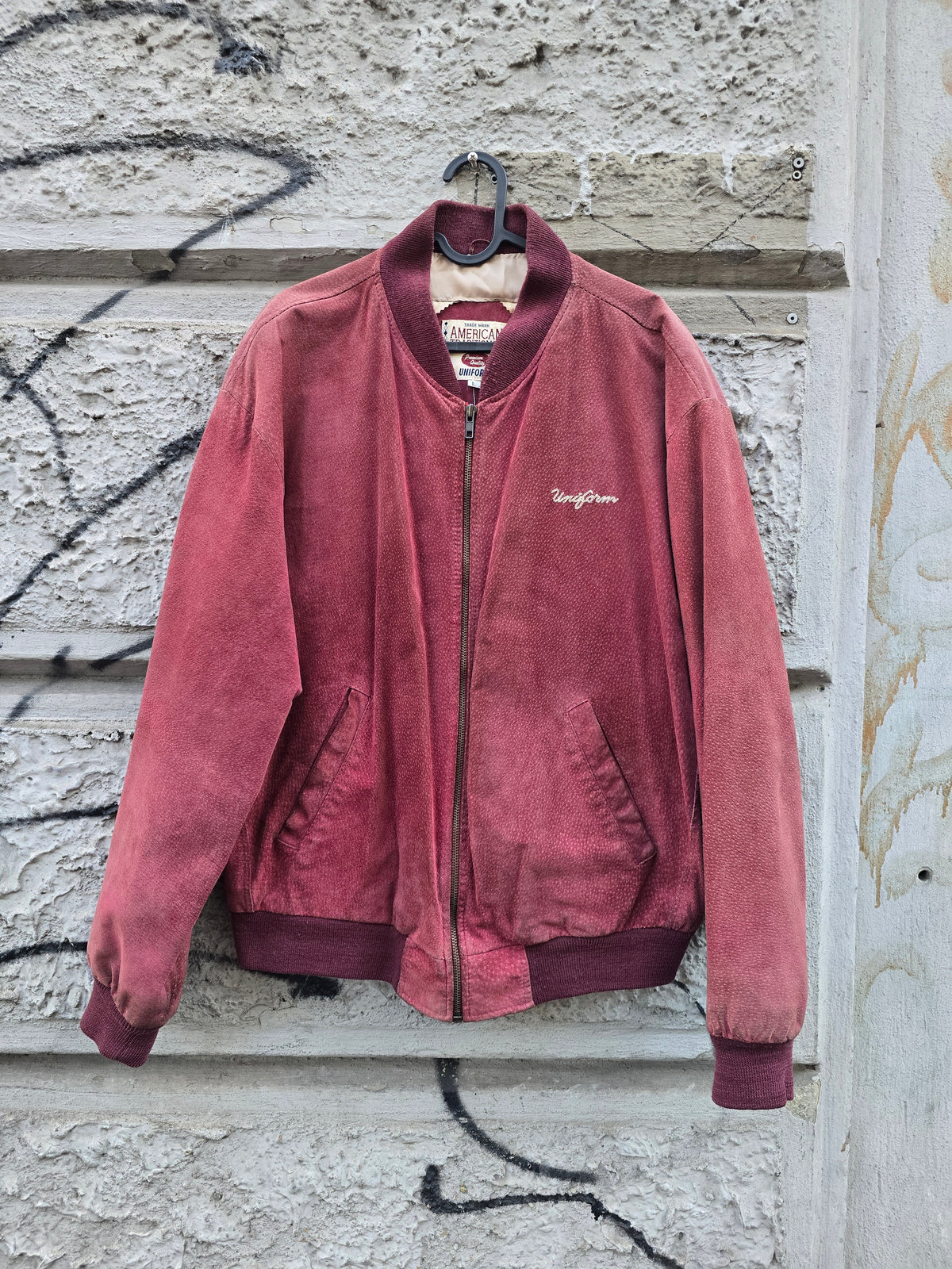 Giacca Uniform americana in vera pelle