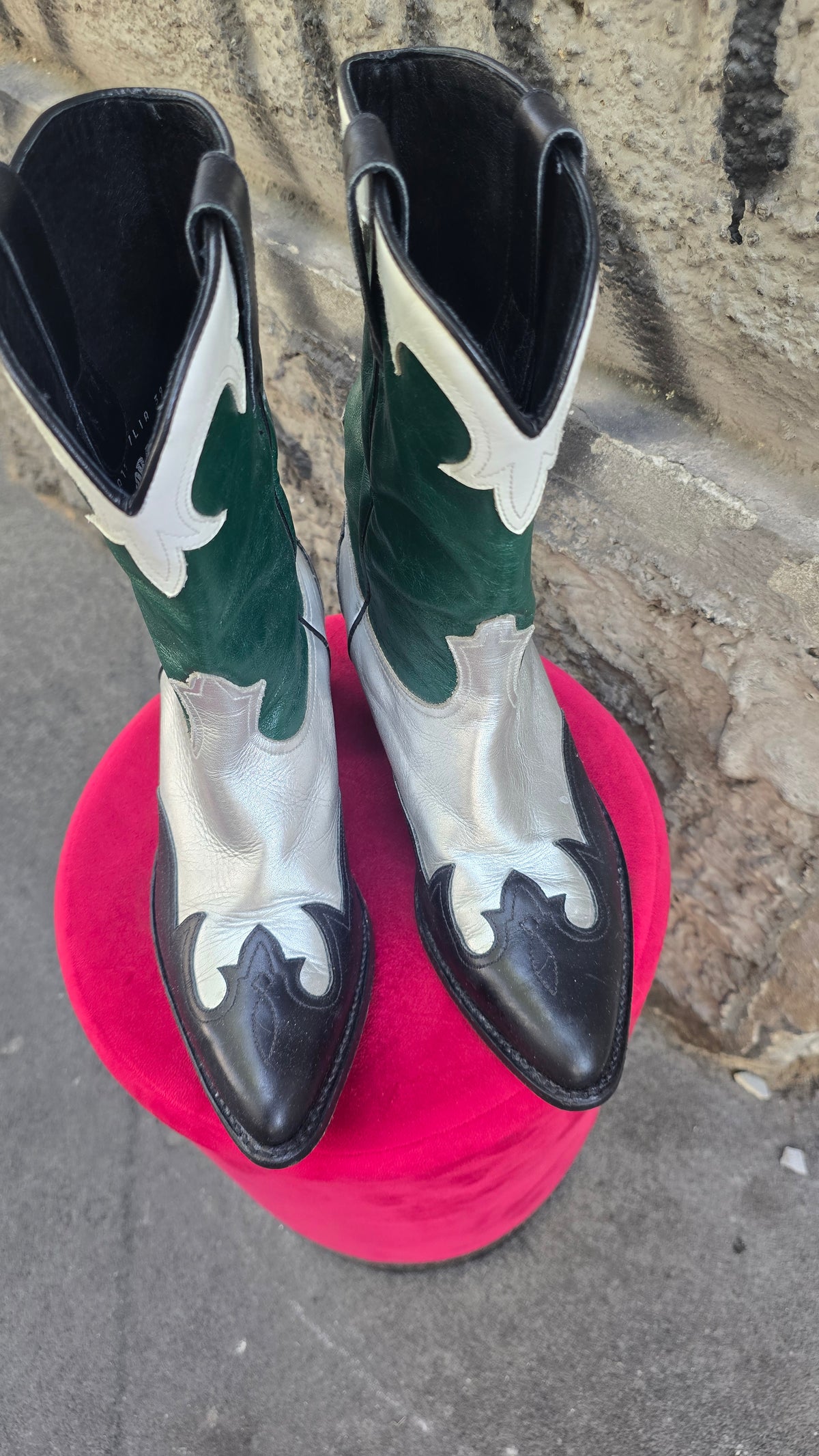 Stivale vintage texano Sendra nr 39