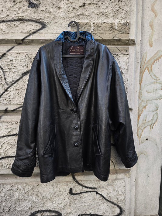 Giacca vintage donna in vera pelle