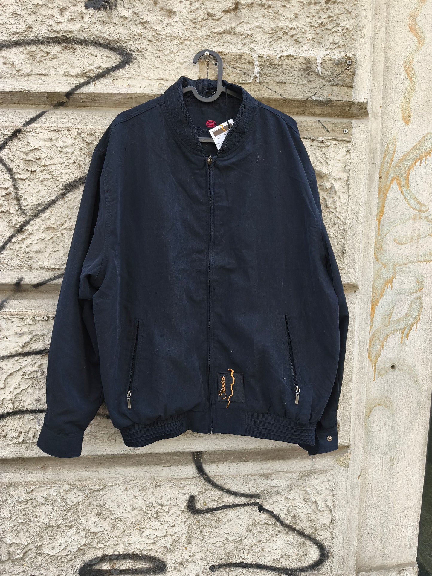 Bomber nero vintage Custom David Bowie by Sismica Vintage