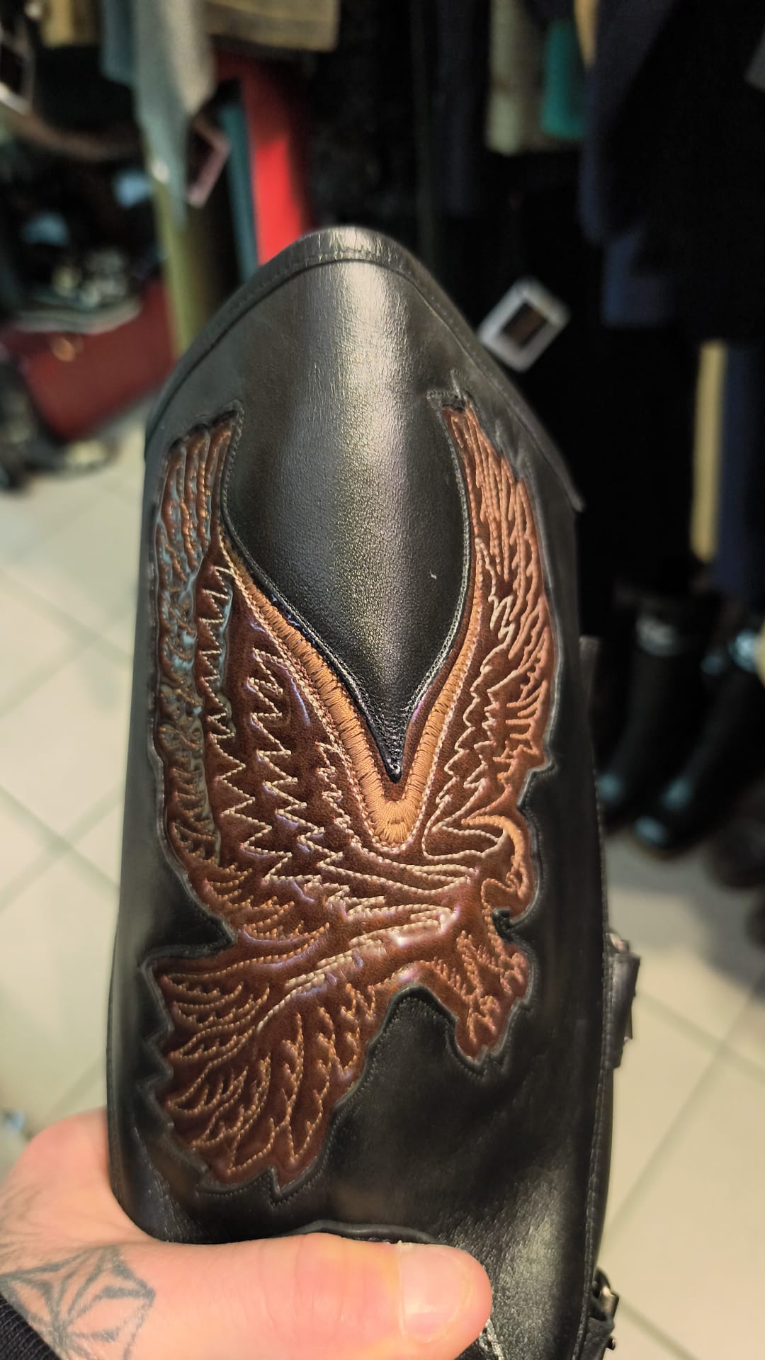 Stivali uomo neri numero 42 Sancho boots vintage nuovi